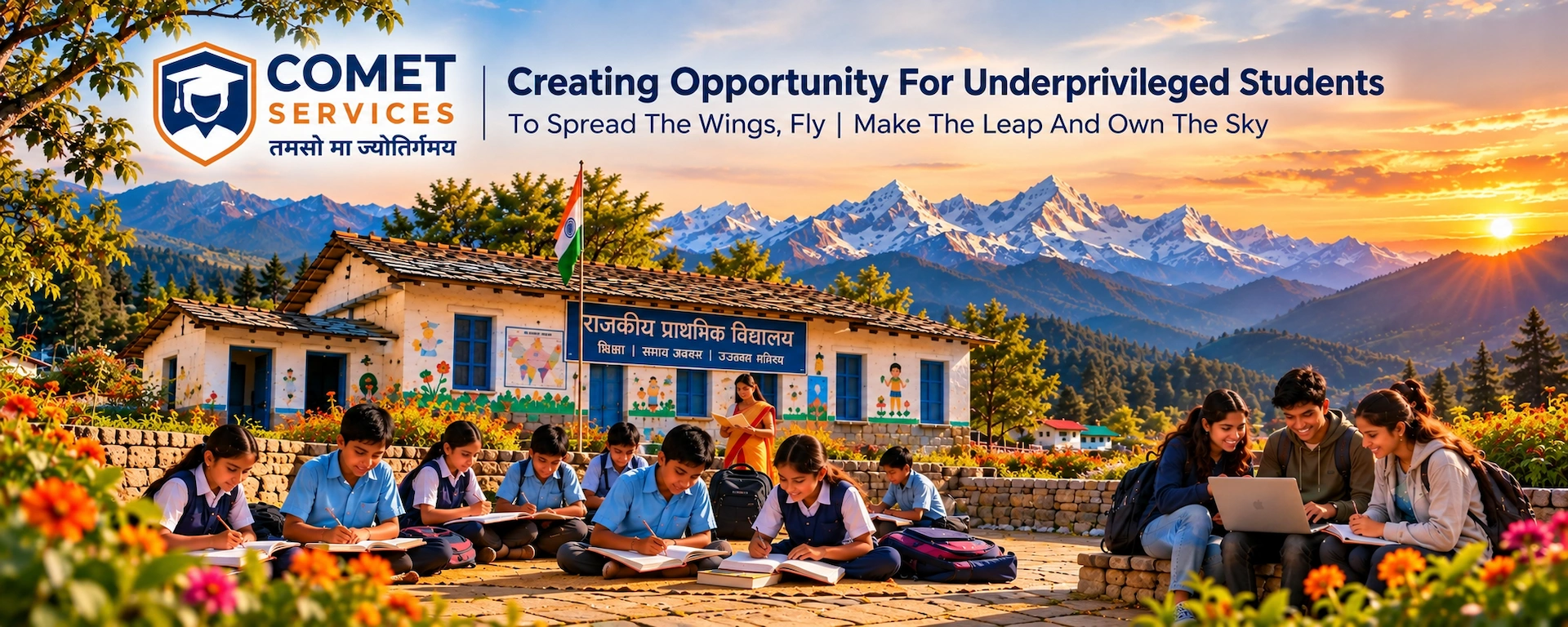 Comet Educational Services in the Himalayas