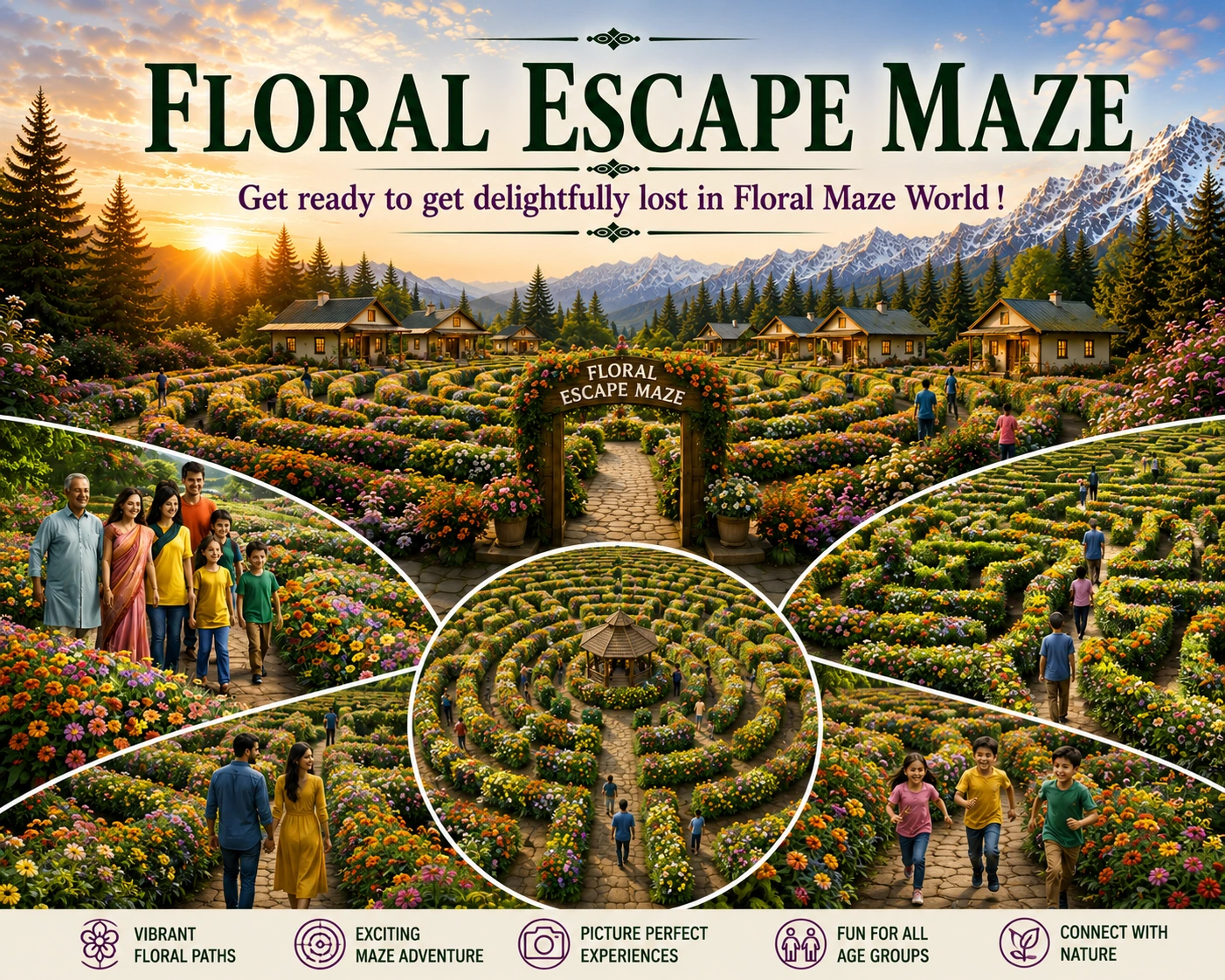 Floral Escape Maze